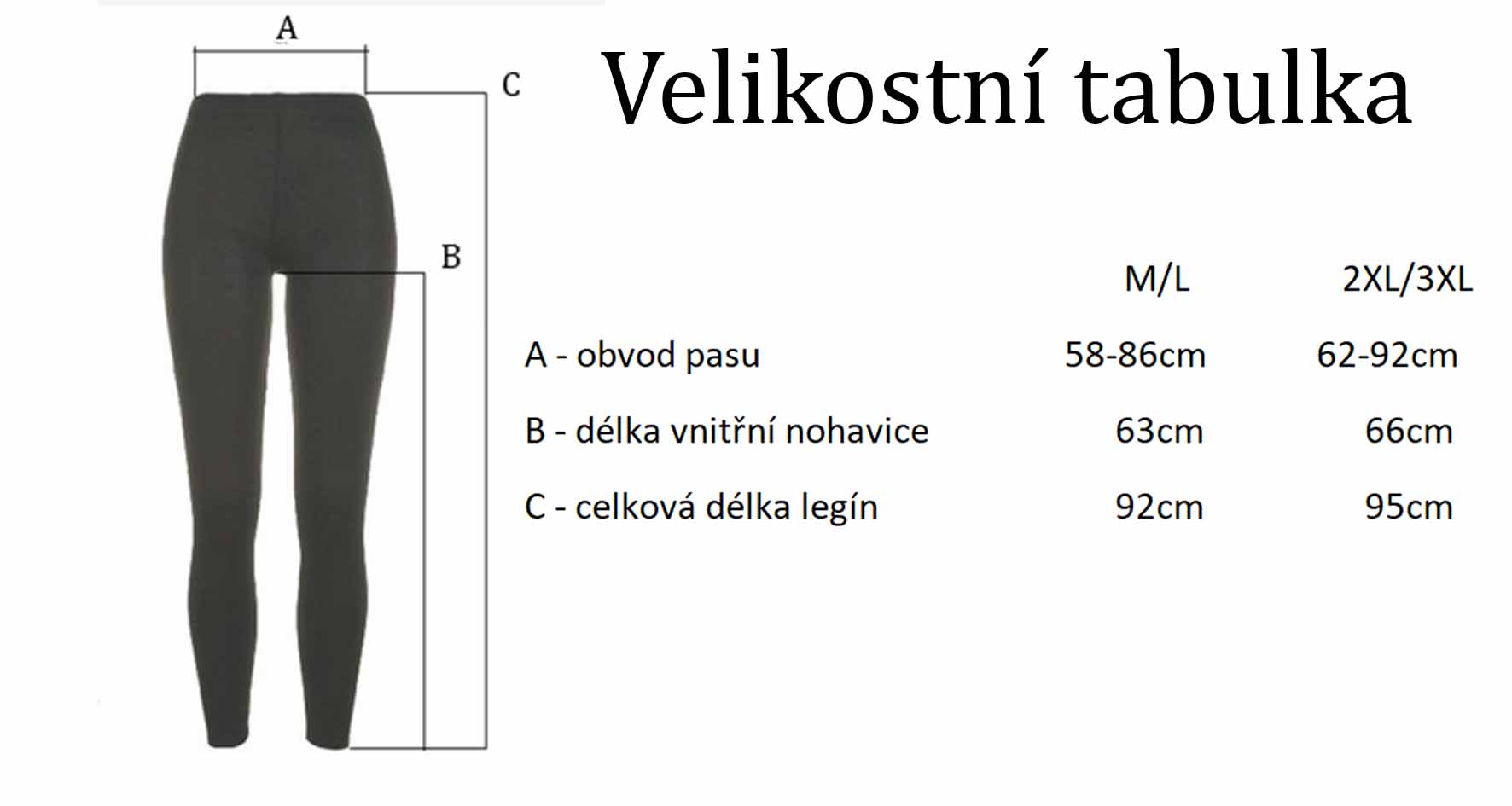 Černé džínové legíny s vysokým pasem