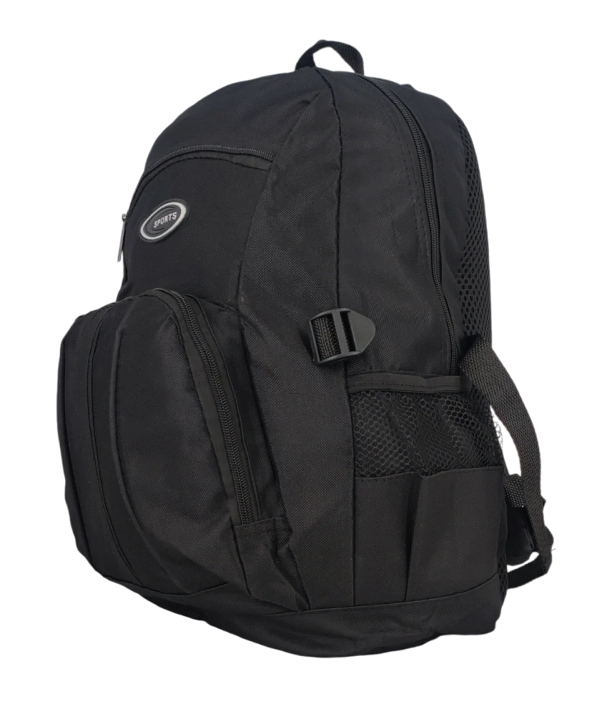Pánský černý outdoorový batoh