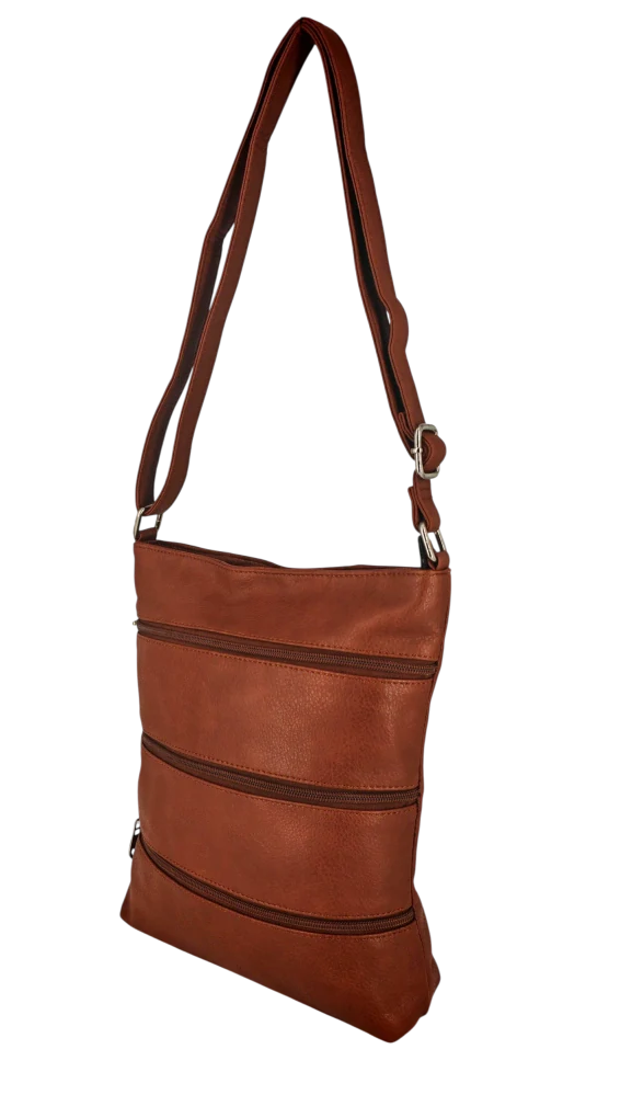 Dámská prostorná kabelka crossbody