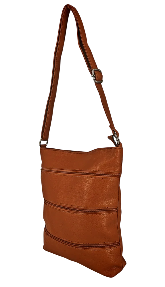 Dámská prostorná kabelka crossbody