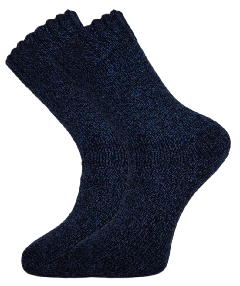 3 páry pánských silných vlněných ponožek z alpacy