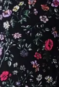 Pohodlné 3/4 legíny s květinovým vzorem