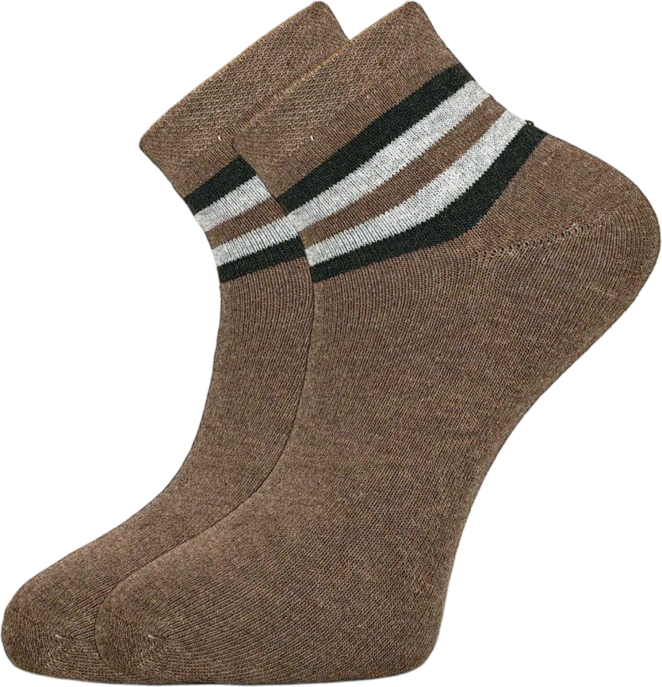 6 párů pánských kotníkových bambusových termo ponožek