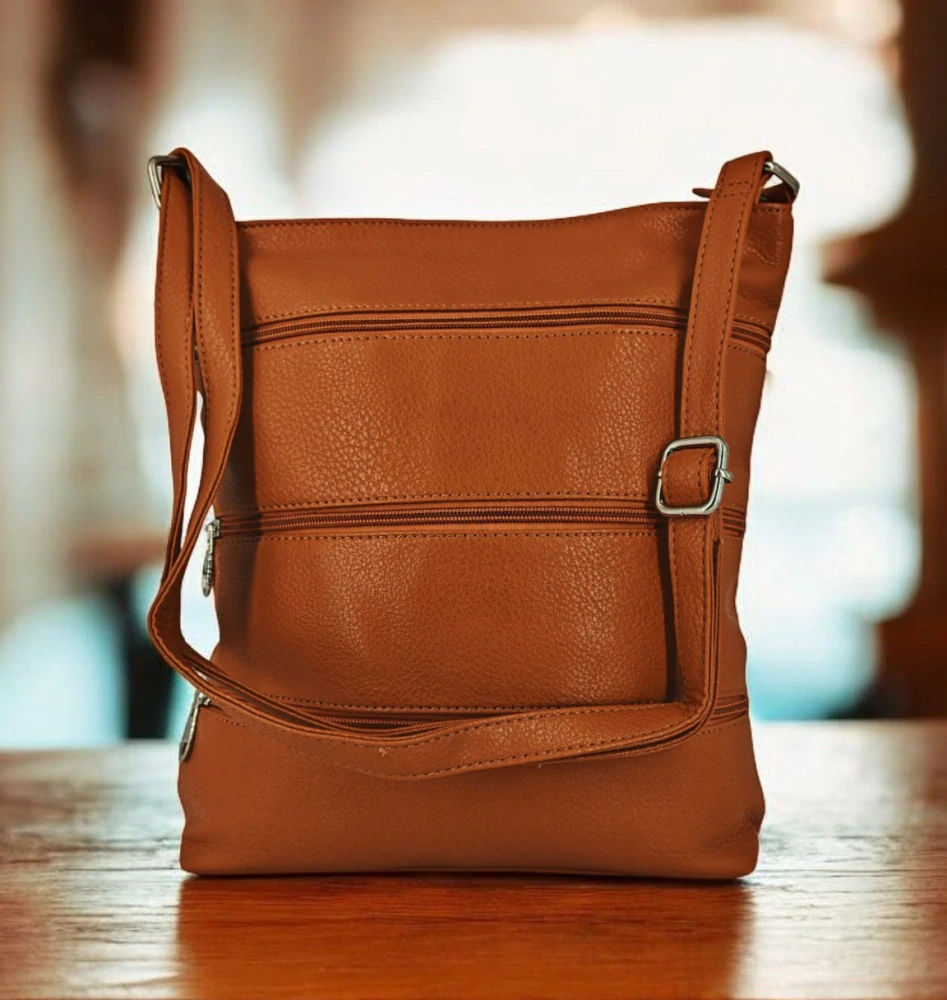 Dámská prostorná kabelka crossbody