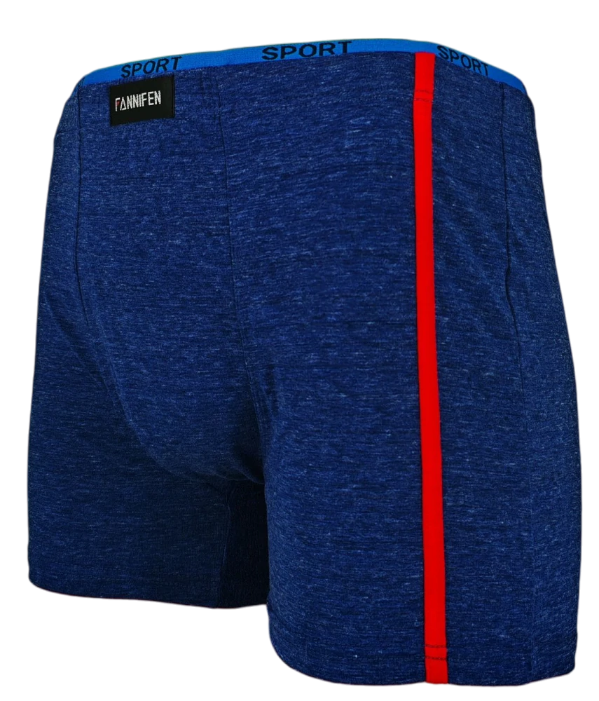 2ks sportovních bavlněných boxerek s pruhem