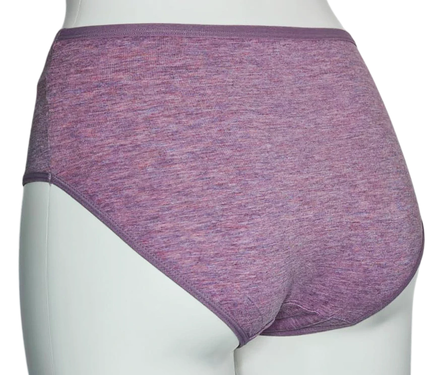 2ks dámských jednobarevných kalhotek s logem