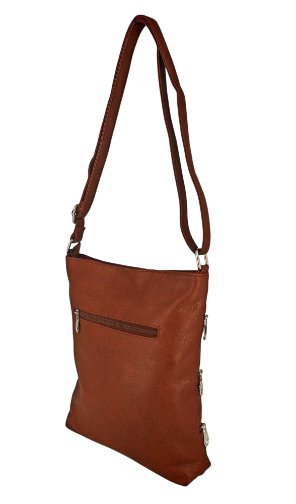 Dámská prostorná kabelka crossbody