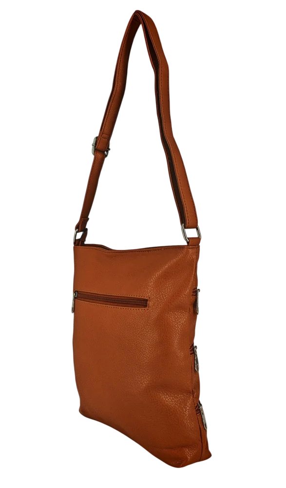 Dámská prostorná kabelka crossbody