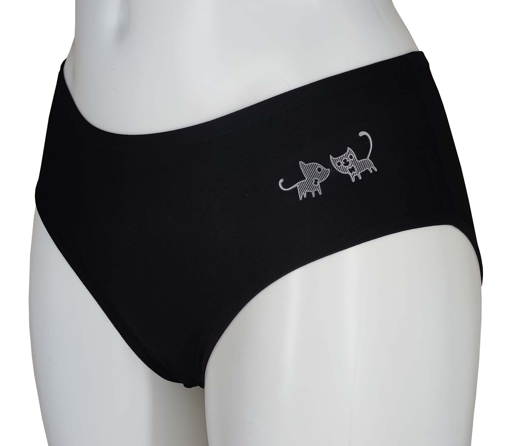 2ks dámských bavlněných kalhotek s logem