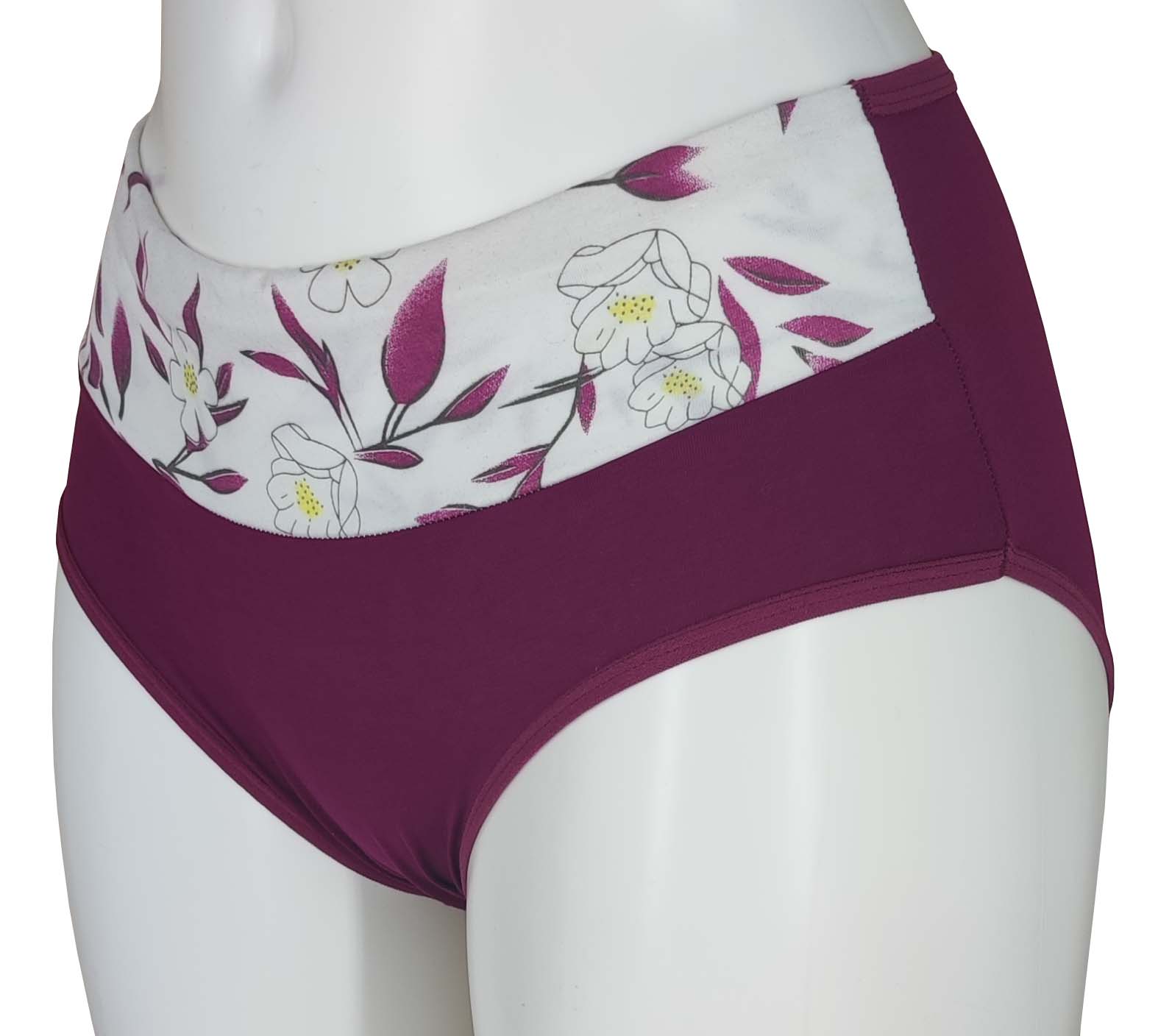 2ks dámských bavlněných kalhotek se vzorem 