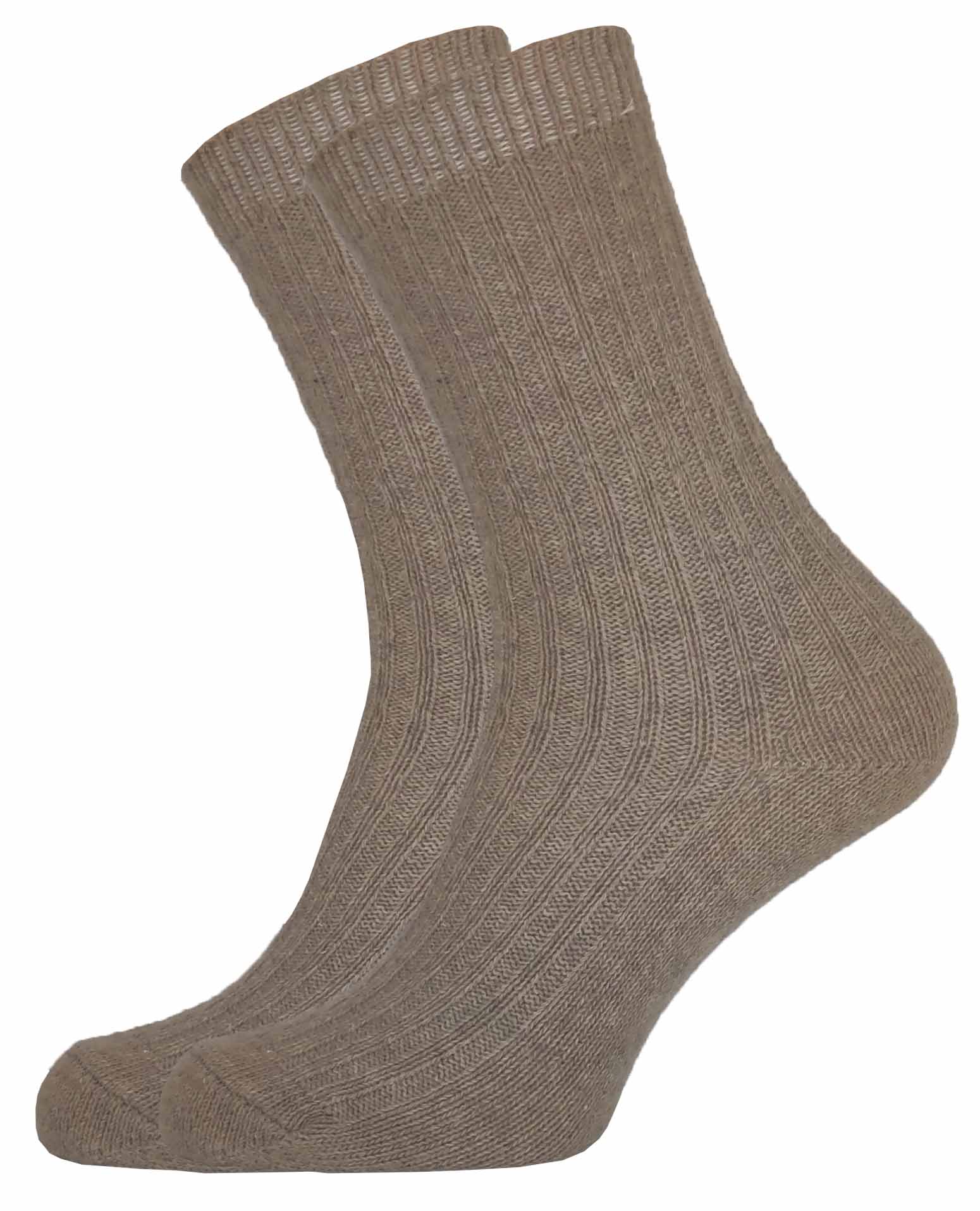3 páry dámských vlněných ponožek z alpacy