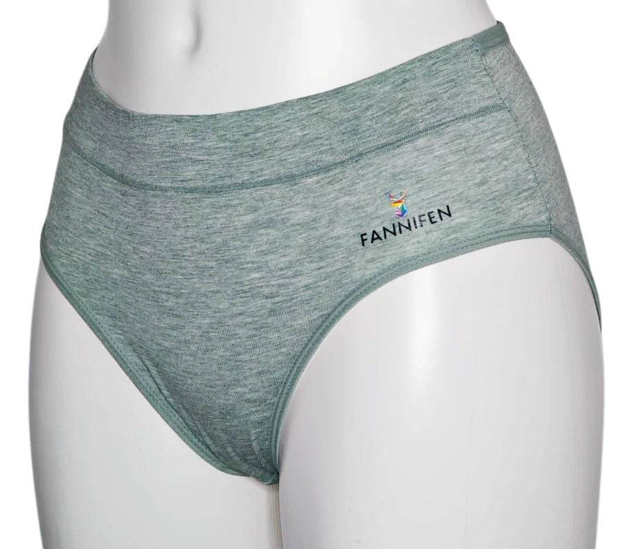 2ks dámských jednobarevných kalhotek s logem