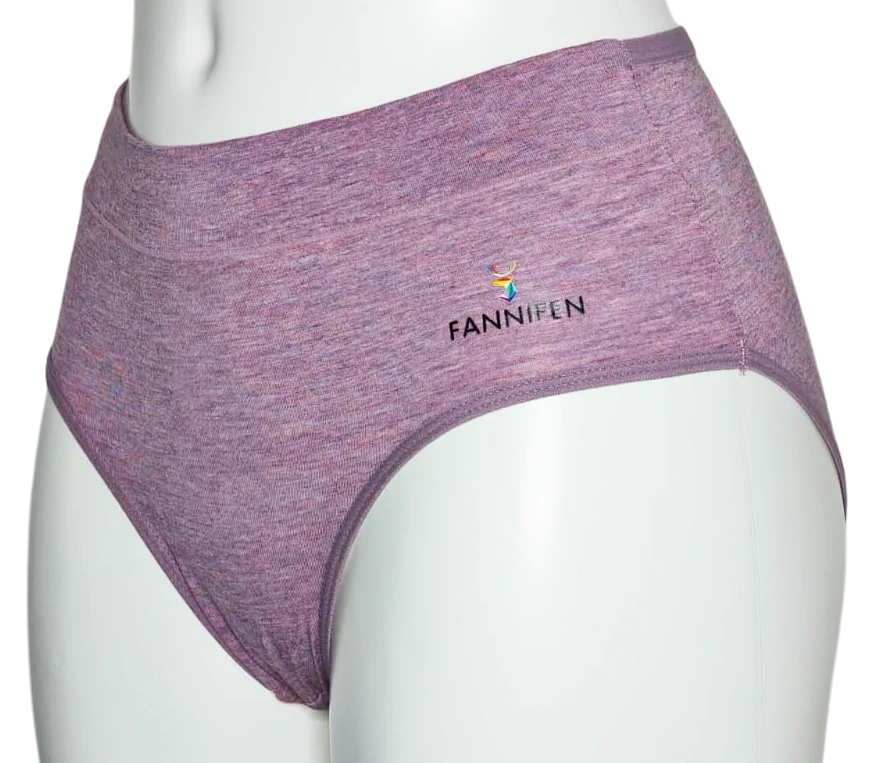 2ks dámských jednobarevných kalhotek s logem