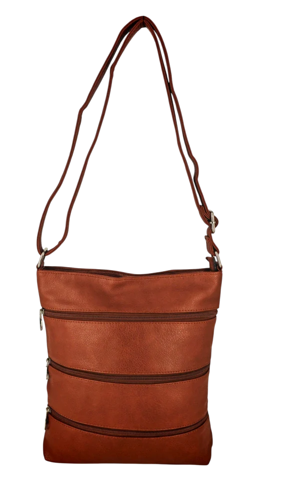 Dámská prostorná kabelka crossbody