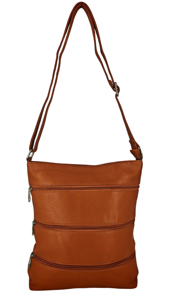 Dámská prostorná kabelka crossbody