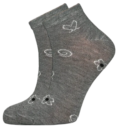 12 párů dámských kotníkových ponožek se vzorem