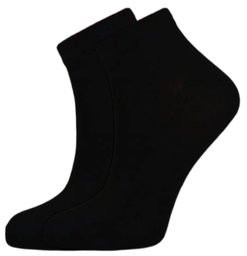 12 párů jednobarevných kotníkových ponožek z bambusu