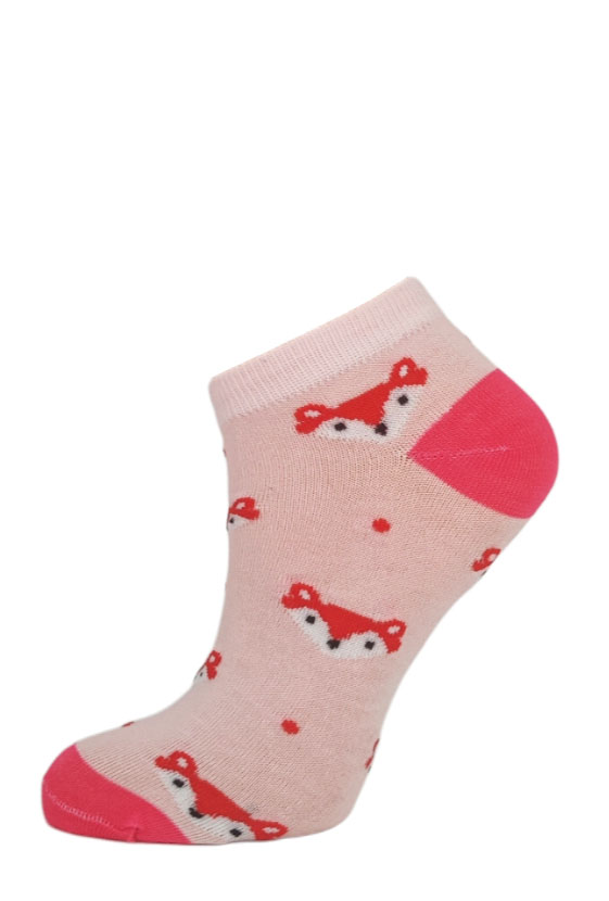 12 párů dívčích kotníkových ponožek se vzorem