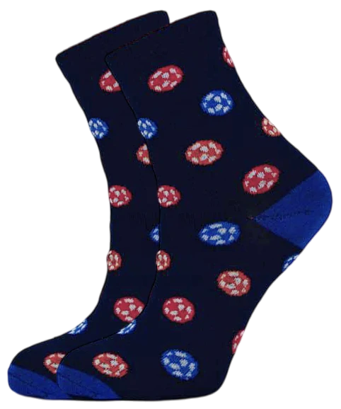 12 párů chlapeckých ponožek klasické délky se vzorem