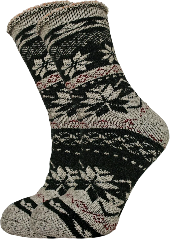 3 páry dámských vlněných zdravotních ponožek z alpacy