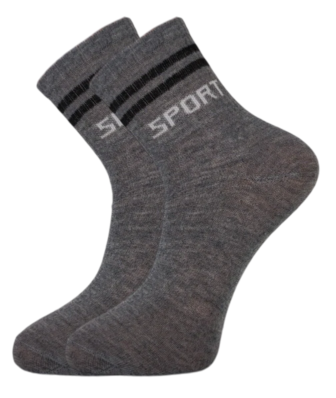 12 párů pánských ponožek střední délky se vzorem