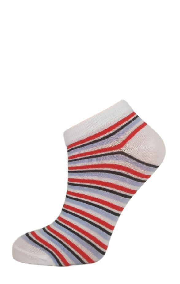 12 párů dívčích kotníkových ponožek se vzorem