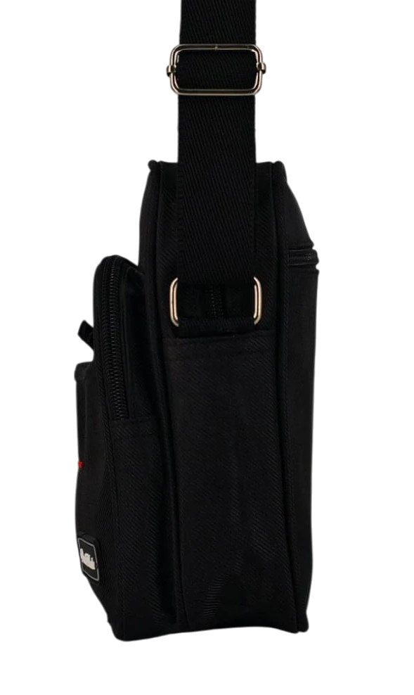Pánská černá taška crossbody na doklady