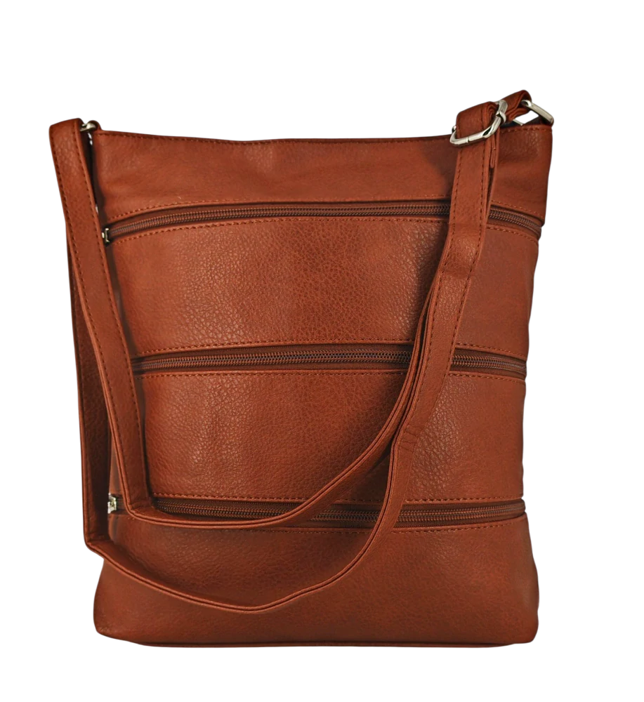 Dámská prostorná kabelka crossbody