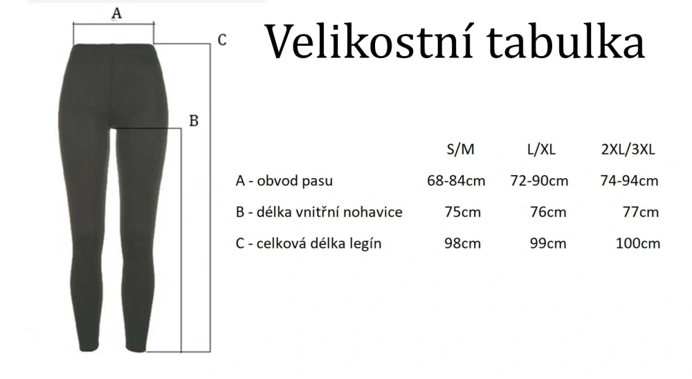 Zateplené modré legíny džínového typu s kapsami