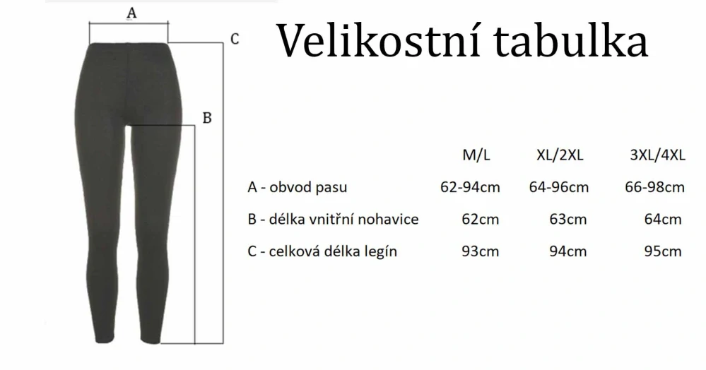Modré džínové legíny s vysokým pasem a potiskem