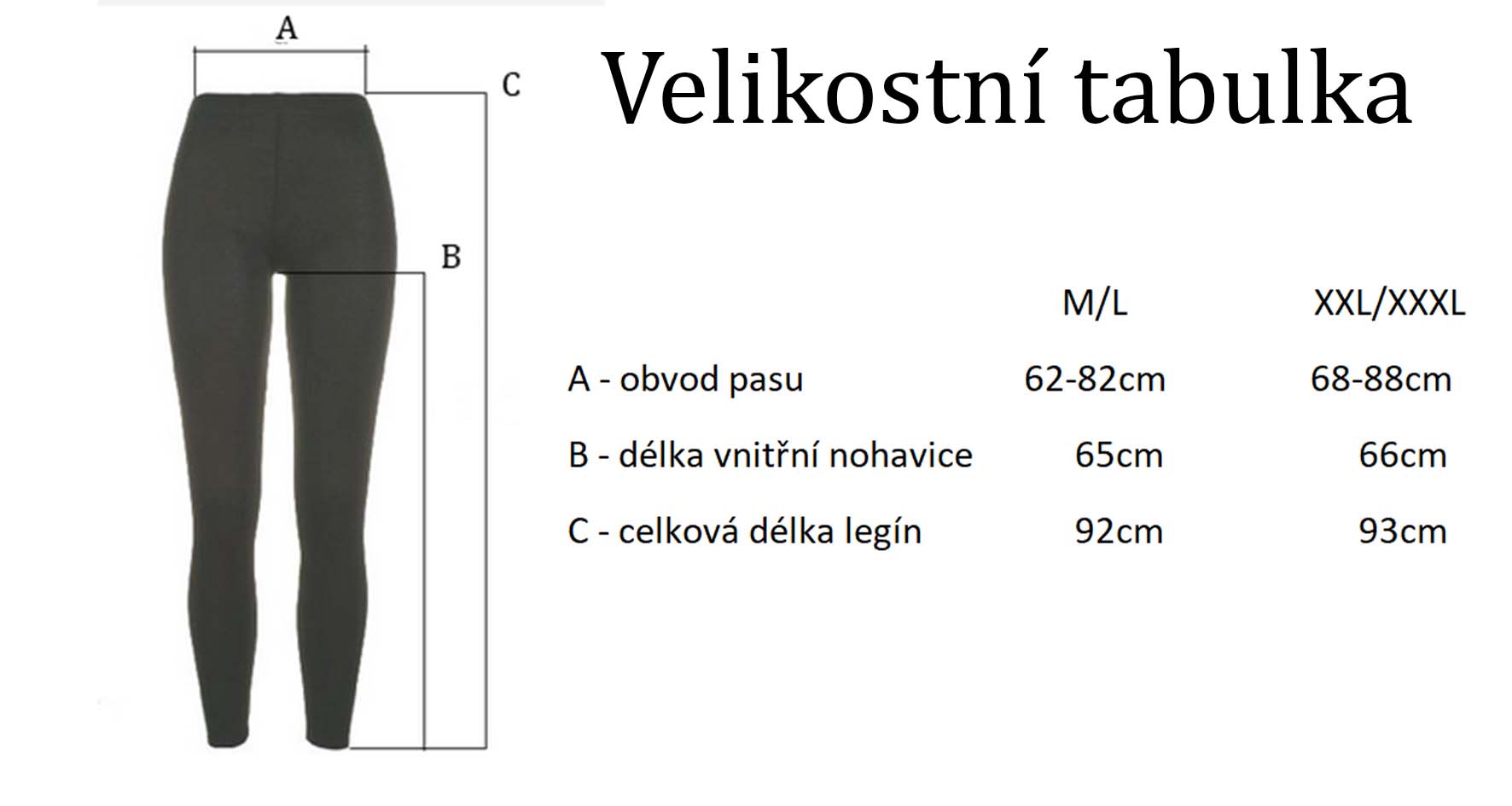 Černé džínové legíny s vysokým pasem