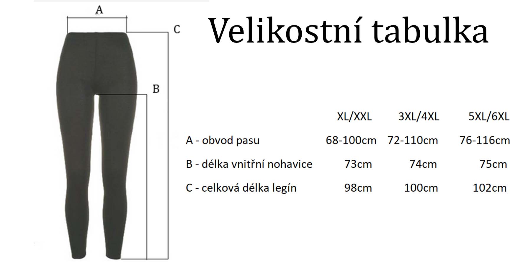 Černé kalhoty na gumu se vzorem