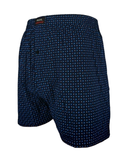 Pánské tmavě modré trenýrky se vzorem