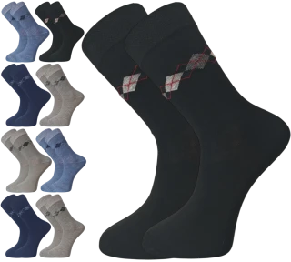 9 párů pánských bambusových ponožek 1229